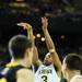 Michigan sophomore Trey Burke takes a shot against South Dakota State in the first half of the second round of the NCAA tournament at the Palace in Auburn Hills on Thursday, March 21, 2013. Melanie Maxwell I AnnArbor.com